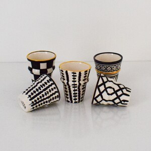 5 Ceramic Cups 100% Handmade,Best Deals,Drinking Cup ,Set of cups Vanity,Pottery Handmade Tumblers for Dinner Table, Coffee Cup, Gift for