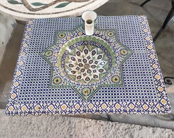 Moroccan Pottery Top Table Bathroom Vessel,Pottery Sink,Customizable,Handmade Basin Top,Middle Age Design,Bathroom Decor,Artistic Washbasin
