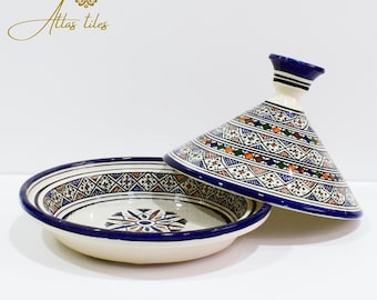 Tajine for serving,Pottery Tajine,Bown for dinner,Kitchen Design,Handmade Bowl,Antique Item,Kitchen gifts,Cooking Time,Moroccan Ceramic