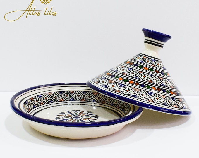 Tajine for serving,Pottery Tajine,Bown for dinner,Kitchen Design,Handmade Bowl,Antique Item,Kitchen gifts,Cooking Time,Moroccan Ceramic