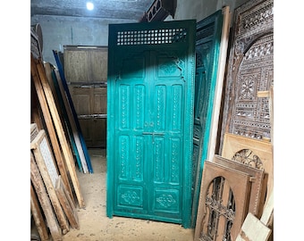 Moroccan Door and Artwork, Stunning Wooden Door for Decoration, Vintage Morocco Door, Handcarved wood,Beautiful Wood,Best of designs