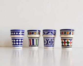 4 Ceramic Cups 100% Handmade,Best Deals,Drinking Cup With Gold Rim ,Set of cups Vanity, Tumblers for Dinner Table, Coffee Cup