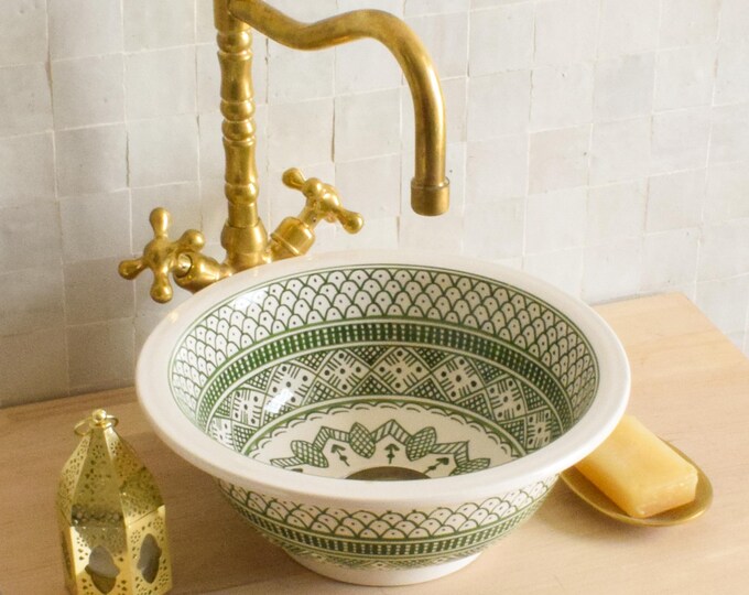 Ceramic Sink for Bathroom 100% Handmade,Best Deals Etsy,Vessel Sink,Custom Sink Vanity,Pottery Handmade Sinks for Bathroom Decoration.
