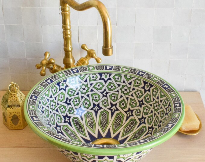 Ceramic Sink for Bathroom 100% Handmade,Best Deals Etsy,Vessel Sink,Custom Sink Vanity,Pottery Handmade Sinks for Bathroom Decoration.
