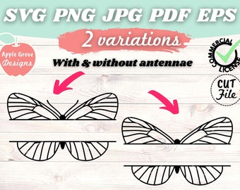 Free Free 78 Monogram Split Butterfly Svg SVG PNG EPS DXF File