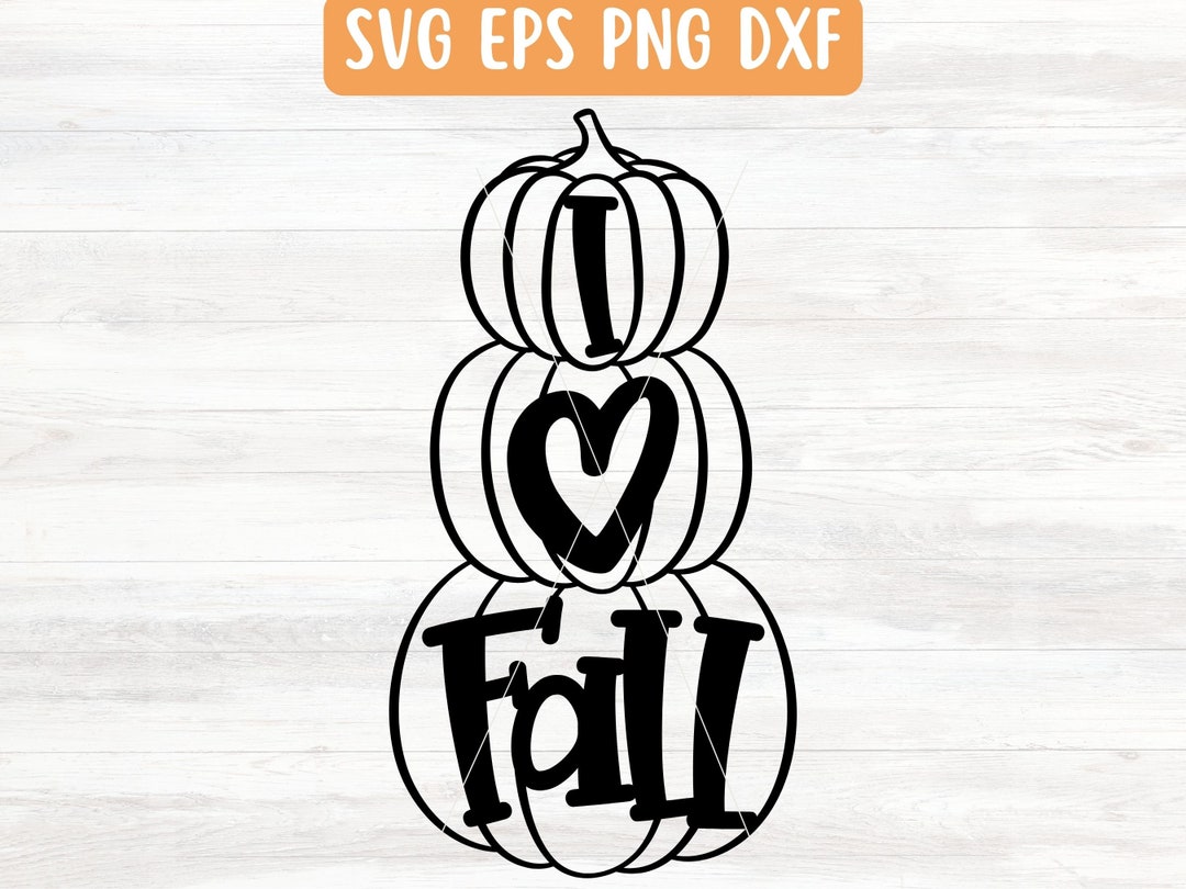 Fall Pumpkin SVG File for Cricut, Thanksgiving SVG for Silhouette ...