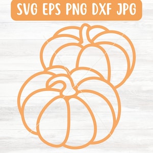 Herbst Kürbis SVG-Datei für Cricut, Thanksgiving SVG für Silhouette, Kürbis Umriss SVG Datei-Download, Kürbis Patch SVG, Kürbis Vektor Png