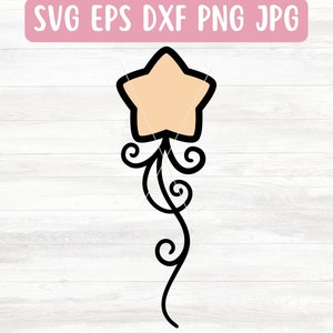 Shooting Star SVG File for Cricut, Christmas Swirl SVG for Silhouette,  Decorative Swirl SVG File Download, Embellishment Svg, Flourish Svg