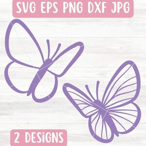 Side Schmetterling SVG-Datei für Cricut, Schmetterling Umriss SVG für Silhouette, einfacher Schmetterling SVG für Vinyl, niedlicher Schmetterling Png-Datei-Download