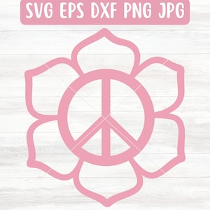 Peace Sign PNG, Groovy Peace Sign SVG Outline, Cricut Gift Idea for Her, Peace Sign Vector Art, Peace Sign Clipart, Hippie SVG File Download