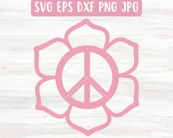 Peace Sign PNG, Groovy Peace Sign SVG Outline, Cricut Gift Idea for Her, Peace Sign Vector Art, Peace Sign Clipart, Hippie SVG File Download
