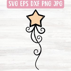 Shooting Star SVG File for Cricut, Christmas Swirl SVG for Silhouette,  Decorative Swirl SVG File Download, Embellishment Svg, Flourish Svg