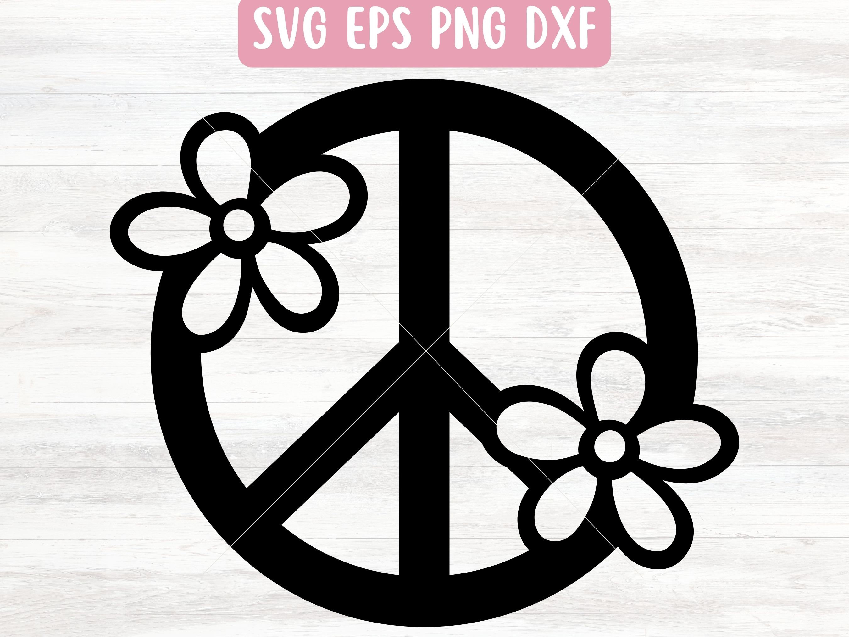 9 in 1 Peace/Hippie/Hippy 60's Symbols STENCIL Flowers/Hearts/Smiley  Face