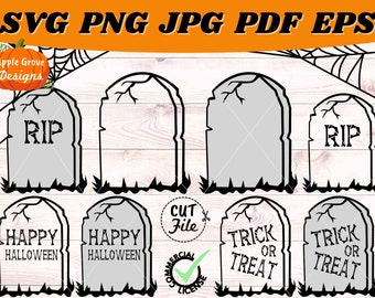 Large Halloween Tombstones 2022 Halloween Tombstones Etsy