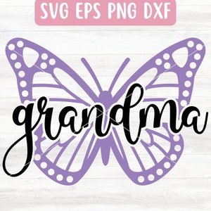 Archivo SVG de abuela para Cricut, regalo SVG del Día de la Madre, descarga de archivo PNG de abuela, calcomanía de coche SVG para vinilo, camisa de abuela SVG para silueta