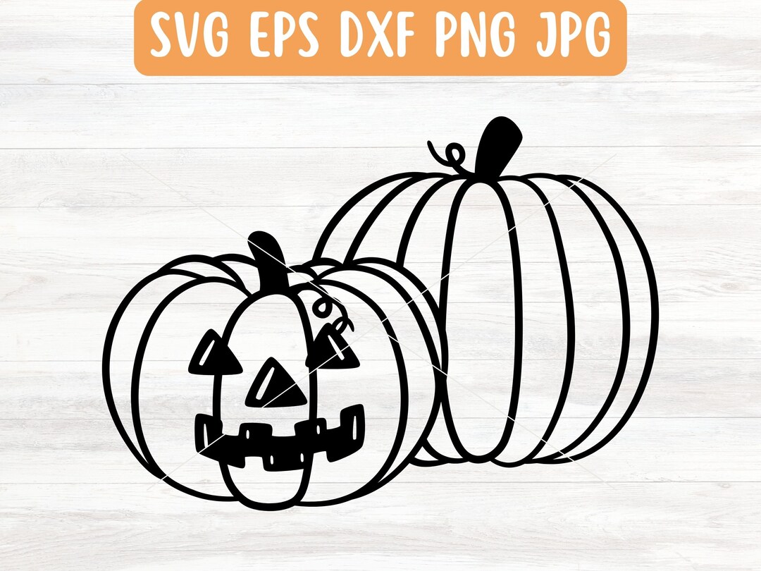Jack O Lantern SVG File for Cricut, Halloween Pumpkin SVG for ...