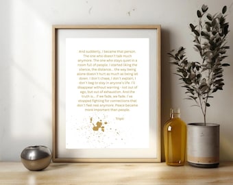 Impression de citation inspirante : oeuvre d'art murale pour la maison (téléchargement numérique)