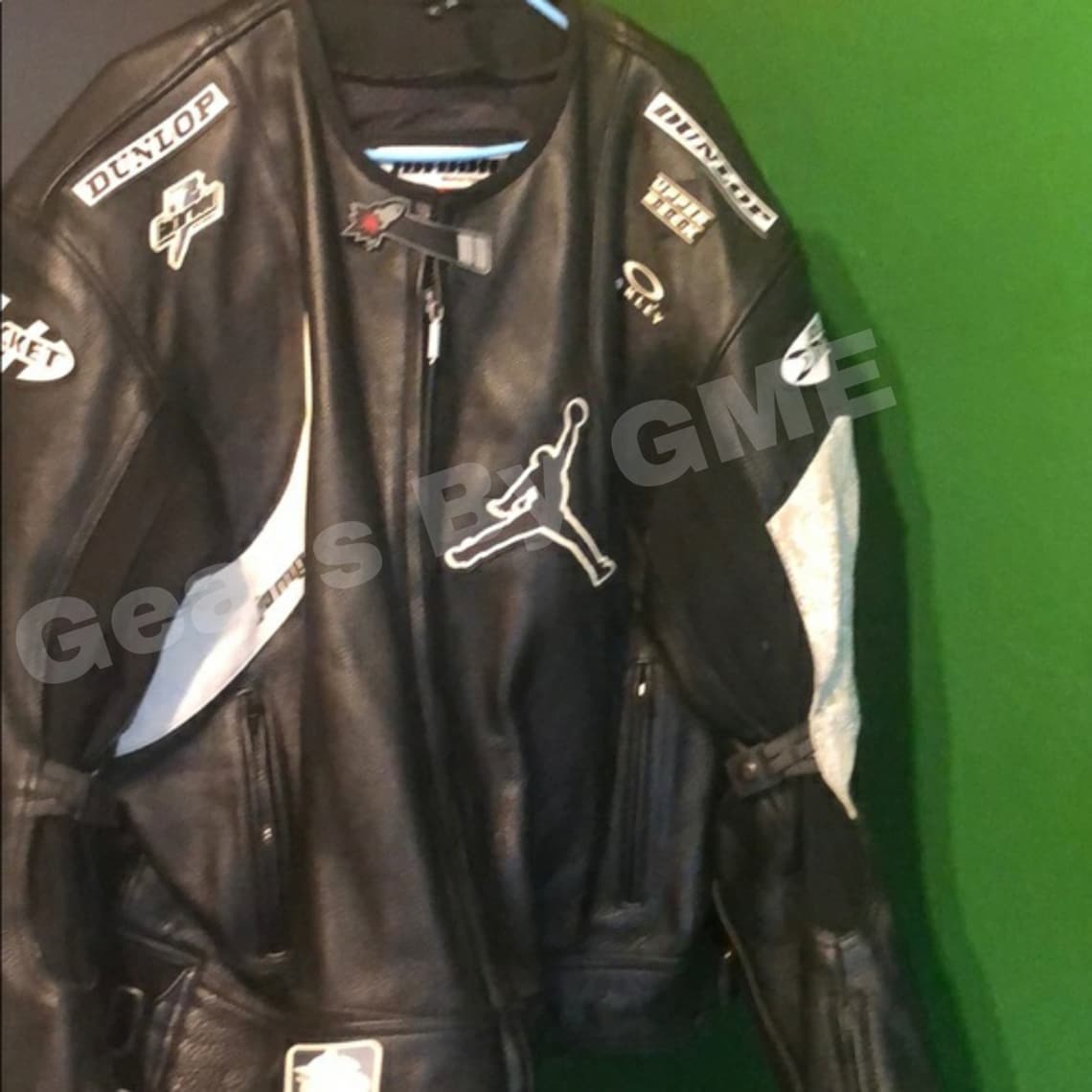 Jordan Motorbike Leather Jacket / Jordan Biker Leather Jacket | Etsy