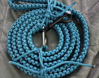 Handmade Dog Leash for Large Dogs: Custom Two-Tone Colors