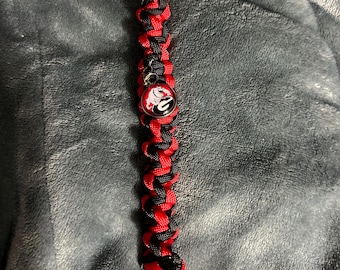 spiral keychain with charm