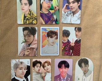 kpop photocards ! *official* (the boyz, cravity, bts, p1harmony, treasure, pentagon)