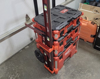 Milwaukee Packout 5 in 1 Mount for Drywall Square, Framer&#39;s Square, 7&quot; Speed Square and 2 Levels by Milwookie - Accessories
