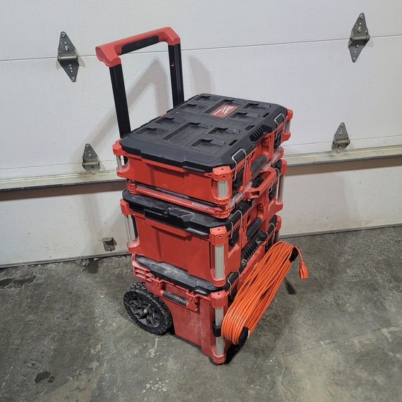 Milwaukee Packout Double Level Mount by Milwookie Accessories for Packout  Toolbox Active 