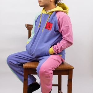 Original Teddy Fresh Color Block Hoodie Sweat Pants Combo Etsy