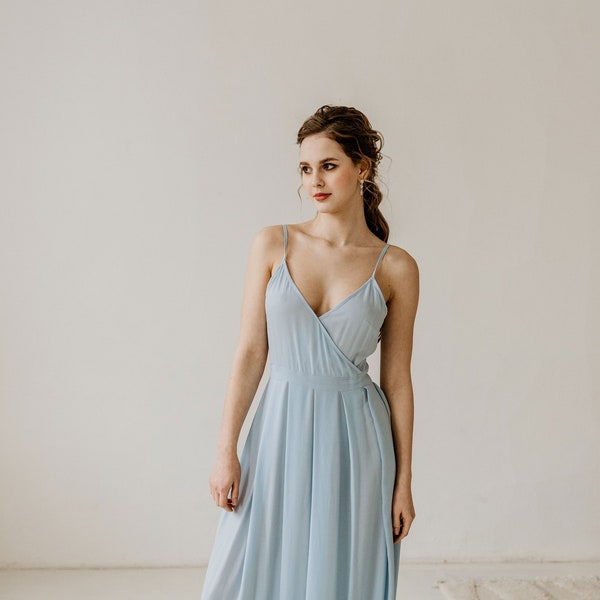 Brautjungfernkleid Anna Iceblue