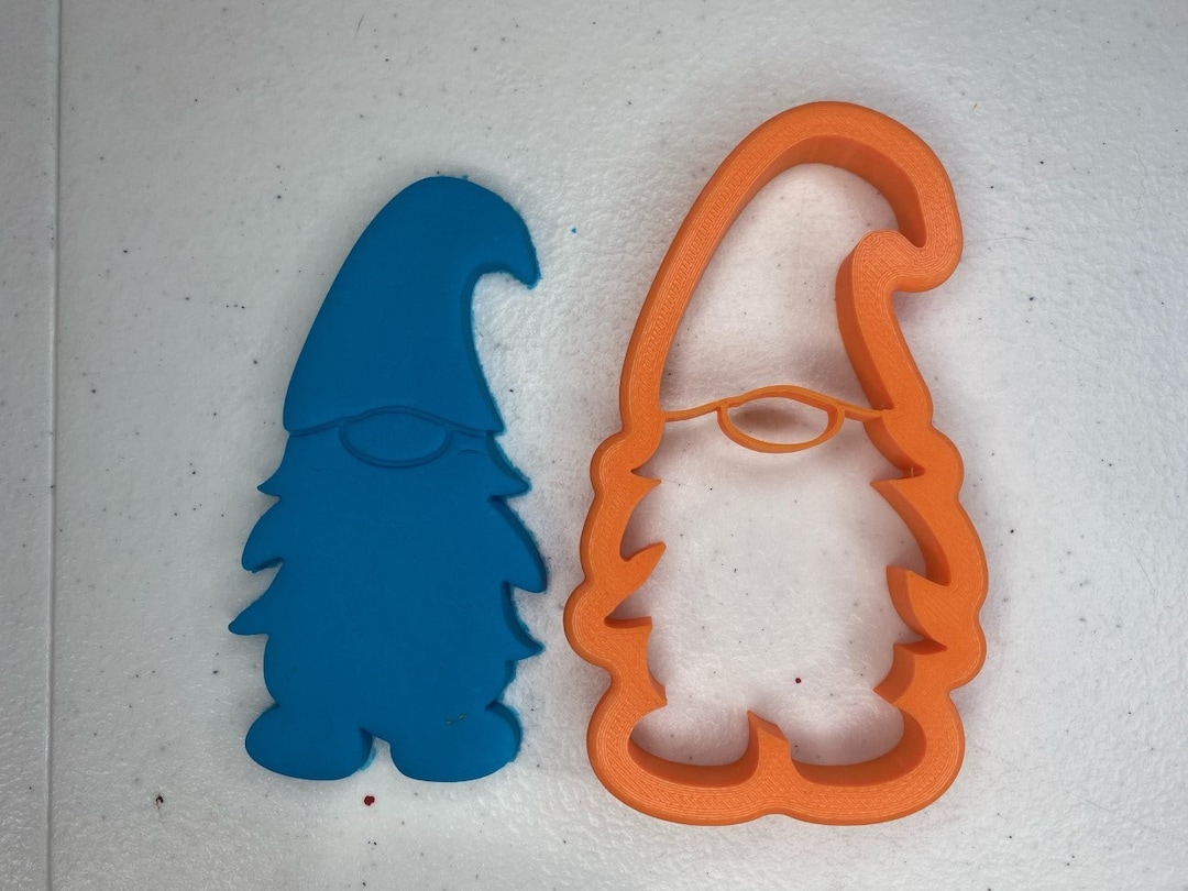 Garden Gnome Cookie Cutter Etsy
