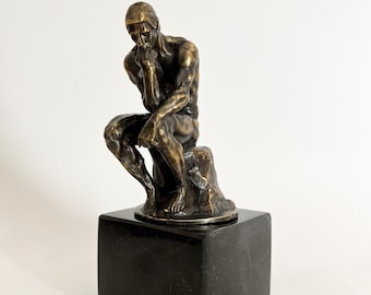 Rodin’s Thinker Statue, Thinker Sculpture, Bronze Famous Statue, Birthday Gift idea, Home Decor Statue, Classic Statue, Collectible Statue