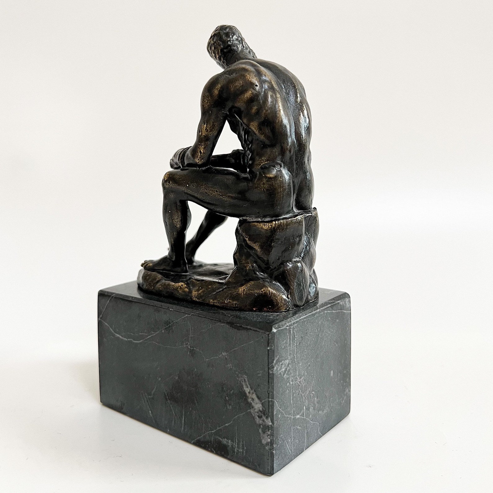 Bronze Boxer at Rest Statueboxer Sculptureboxer at Rest Etsy