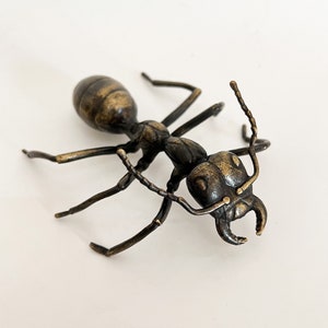 Bronze Ant Statue, Ant Sculpture, Bug Statue, Animal Insect Statue, Bronze Miniature, Ant Figure, Insect Figure, Animal Gift Figure