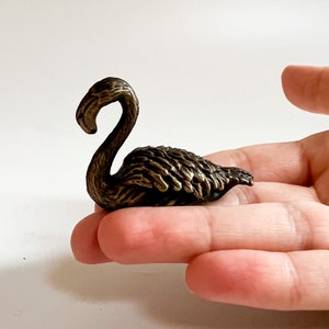 Bronze Flamingo Statue, Flamingo Figurine, Flamingo Sculpture, Animal Lover Gift, Animal Statues