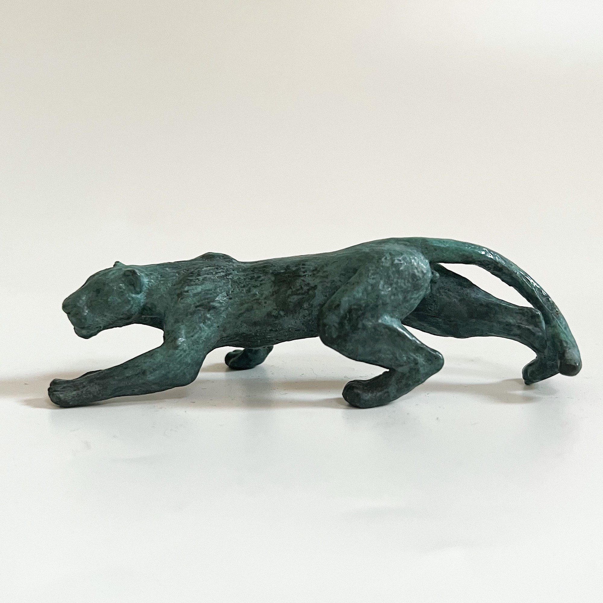 【 美品 】全長53㎝ RUNNING LEOPARD CAST BRONZE il_1080xN.3858571900_f4gd.jpg