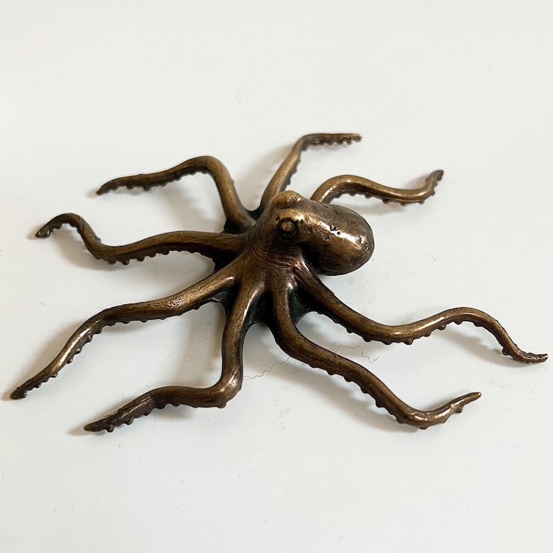 Octopus Statue Bronze Octopus Figure octopus Sculpture sea - Etsy