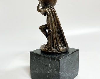 Bronze Atlas Statue, Atlas Sculpture, Titan Atlas Figure, Roman