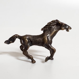 Galloping Horse Statue, Bronze Horse Sculpture, Jockey Gift, Horse Figure, Gift for Horse Lovers, Running Horse, Horse rider gift