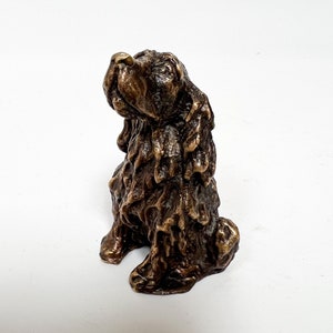British Cocker Spaniel Statue, Dog Sculpture, Bronze Cocker Figure, Animal Gift idea, Spaniel Statue, Cocker Sculpture, Dog Owner Gift