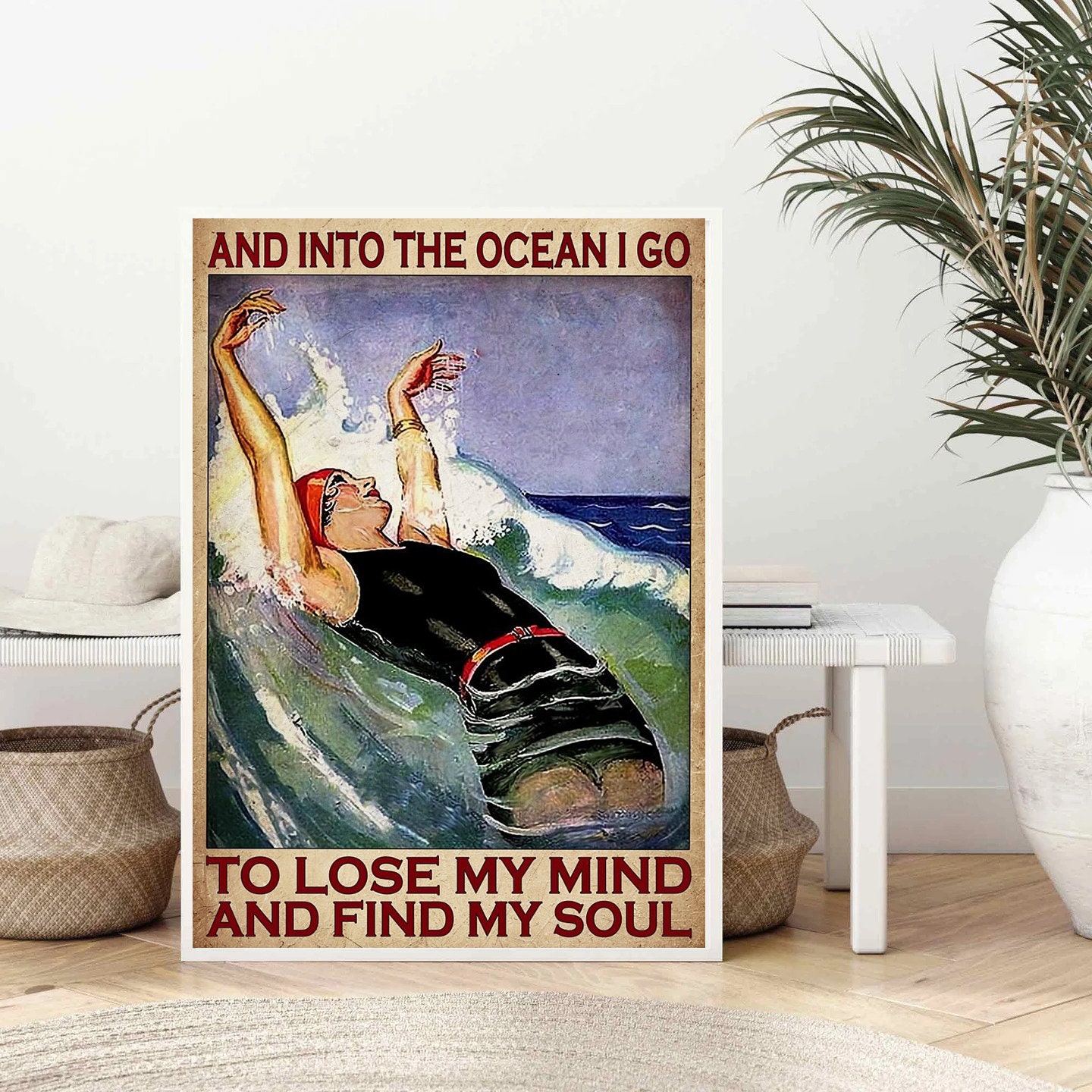And Into The Ocean I Go To Lose My Mind And Find My Soul 2 Etsy