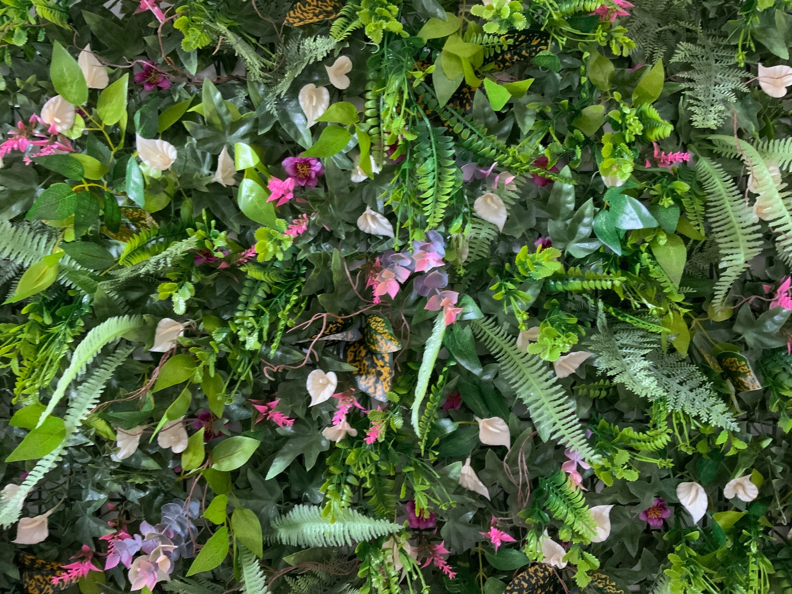 Artificial Flower Wall Grass Plant Wall Etsy