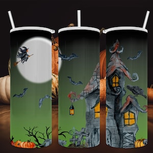 Spooky Halloween Digital Design, Halloween, Glow Design, Glow in the Dark Tumblers,  20oz Tumbler, Skinny Tumbler Design, Digital Download