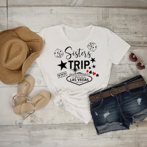Sisters Trip SVG y PNG, Las Vegas SVG, Diseño de camiseta, Diseño de vaso, Descarga digital