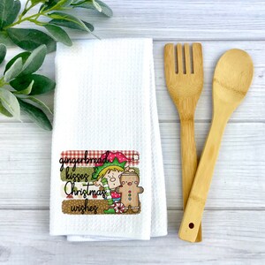 Gingerbread Kisses, Christmas Wishes Digital Design, Elf Design, Gingerbread, Winter, Christmas Baking, Tea Towels, Plates, Digital Download