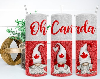 Oh Canada Gnome 20oz Tumbler Design (Digital Download)