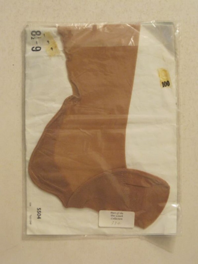 Bas Nylon à Coutures Sortilège 10 Deniers - Couleur Vison (marron) - Taille 3 - Neuf Avec étiquettes