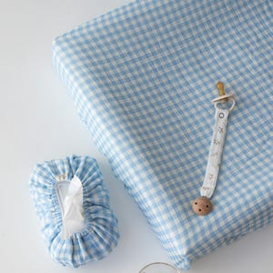 Deksel voor vochtige babydoekjes Tissuedoos Kwekerijdecoratie Bijpassende aankleedkussenhoes Baby Essentials Babydoekjesstation Luiertas gingangpatroon afbeelding 9