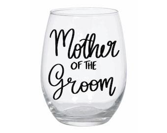 Mother of the Groom Wine Glass 20oz Wedding Gift for Mother of the Groom Wedding Wine Glass Gift | Bridal Shower Gift for Groom’s Mom Wine