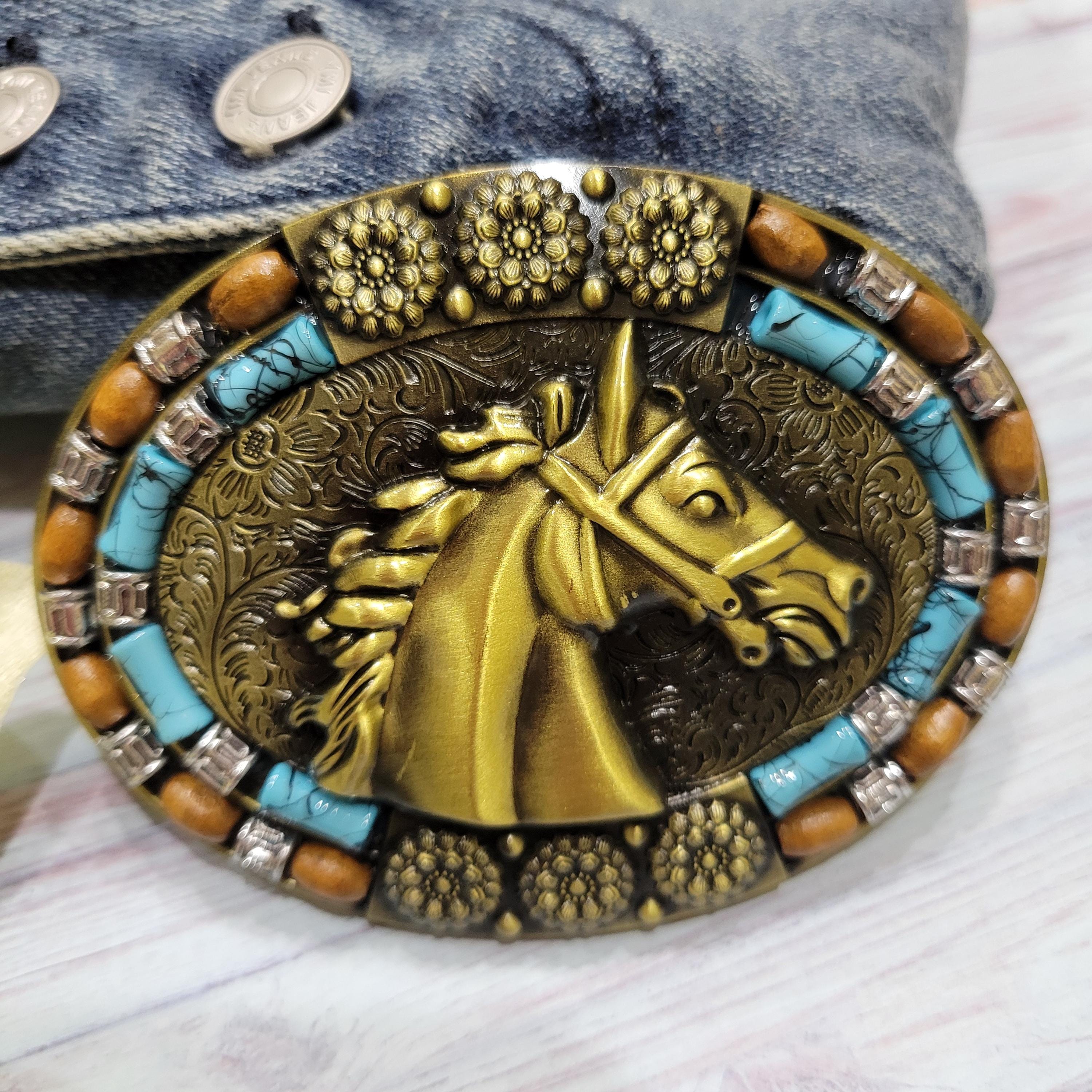 Beaded Western Belts With Horses - Etsy display picture 3