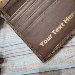 Personalized Longhorn Western Wallet Cowboy Mens Wallet Western Bifold ...